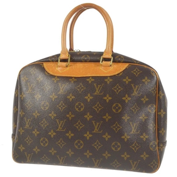 Louis Vuitton Deauville Bowling Vintage Handbag Monogram Vanity Travel Bag 👜 - Picture 5 of 13